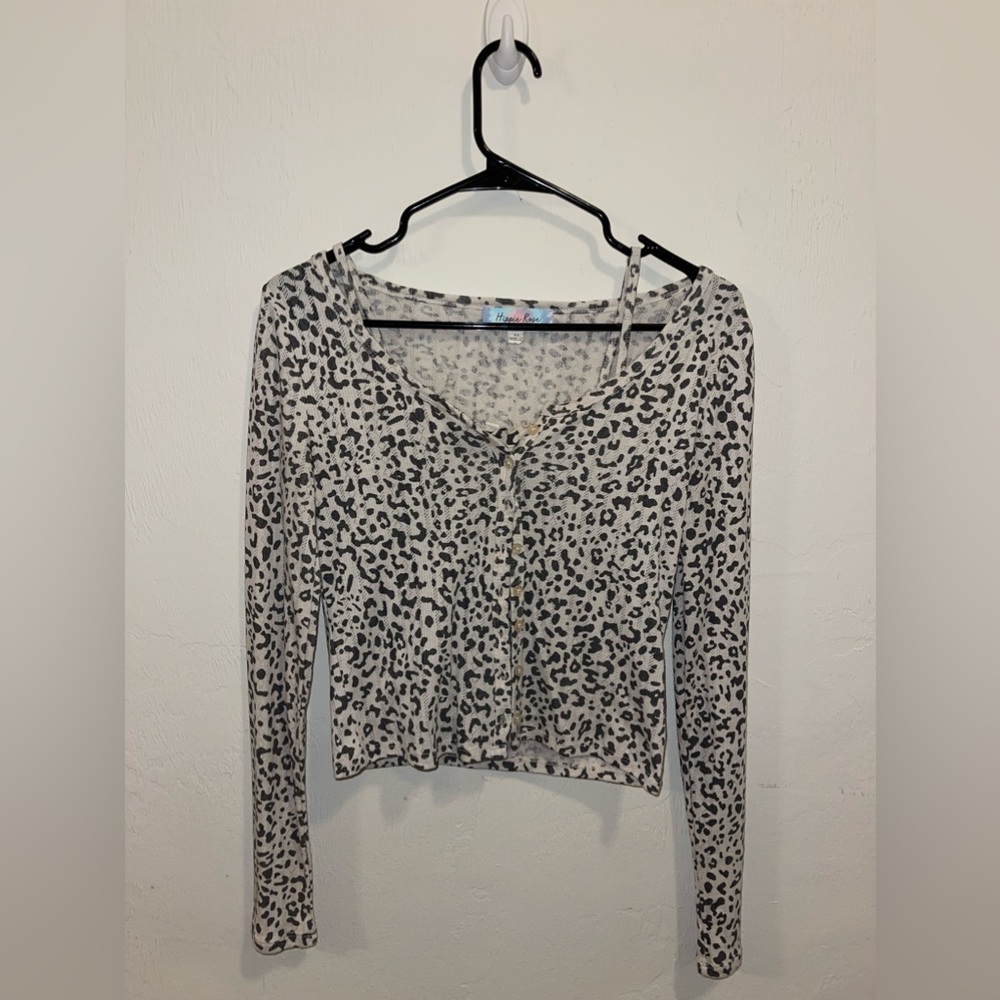 2 Piece Cardigan and Tank Top Set